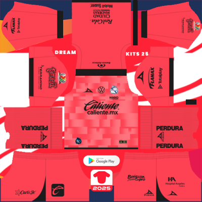 Club Puebla GK Third kit 2024-2025 Dream League Soccer 2019 / FTS