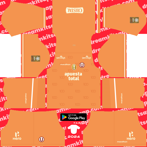 Club Universitario GK Third kit 2024 Dream League Soccer 2019 / FTS