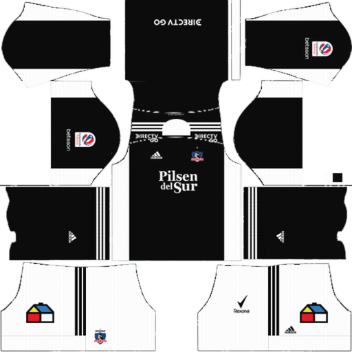 Kit / Uniforme Visitante Colo Colo 2022 Dream League Soccer 2019 / FTS