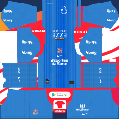 Kit / Équipement GB Troisième Corinthians 2025 Dream League Soccer 2019 / FTS