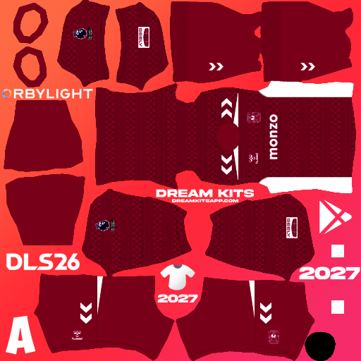 Kit / Uniforme Portero Local Coventry City 2026-2027 Dream League Soccer / DLS 2026 512x512 PNG