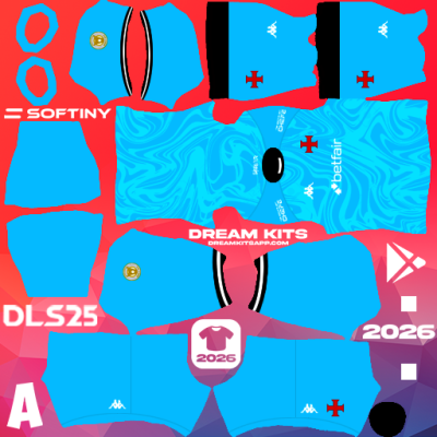 Kit GK Away CR Vasco da Gama 2025 Dream League Soccer / DLS 2025
