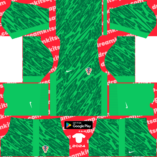 Croatia GK Away kit 2024 Dream League Soccer 2019 / FTS