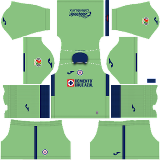 Cruz Azul GK Home kit 2022-2023 Dream League Soccer 2019 / FTS