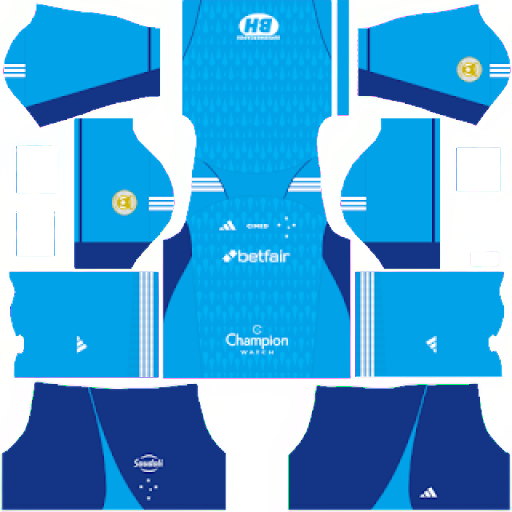 Cruzeiro Esporte Clube GK Home kit 2023 Dream League Soccer 2019 / FTS