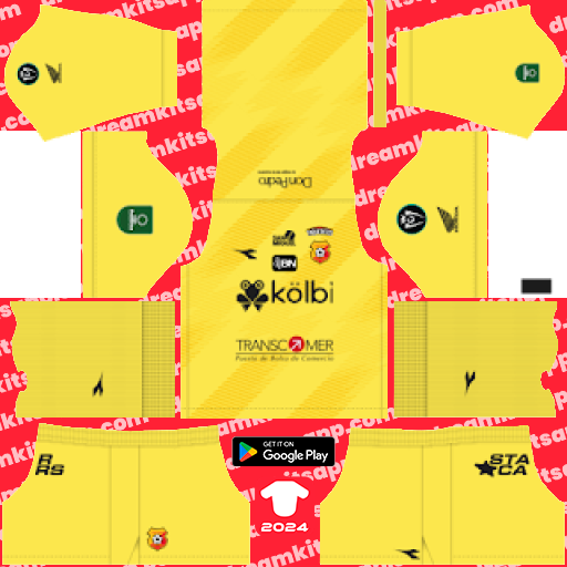 Kit / Uniforme POR Local CS Herediano 2023-2024 Dream League Soccer 2019 / FTS