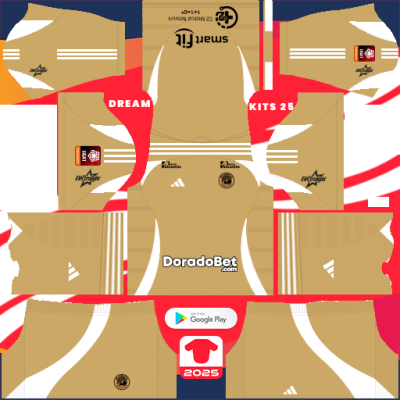 Kit Home Cusco FC 2025 Dream League Soccer 2019 DLS / FTS