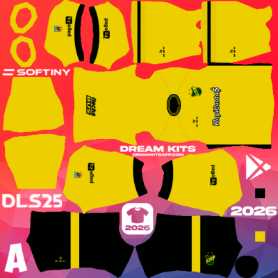 Kit Home Defensa y Justicia 2025 Dream League Soccer / DLS 2025
