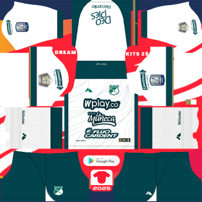 Kit Away Deportivo Cali 2025 Dream League Soccer 2019 / FTS