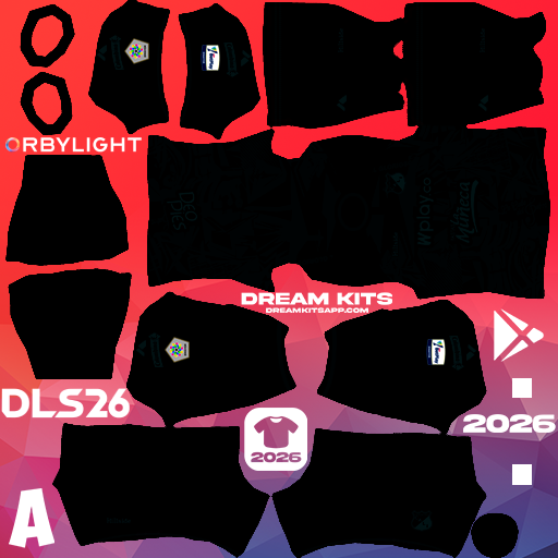 Kit / Equipamento Terceiro Deportivo Cali 2026 Dream League Soccer / DLS 2026 512x512 PNG