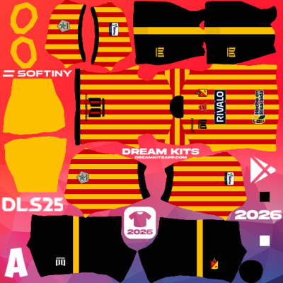 Kit Home Deportivo Pereira 2025 Dream League Soccer / DLS 2025