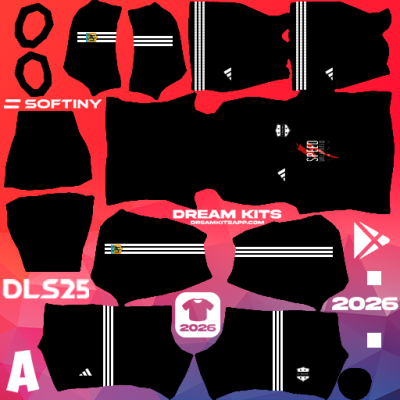 Kit Home Deportivo Riestra 2025 Dream League Soccer / DLS 2025