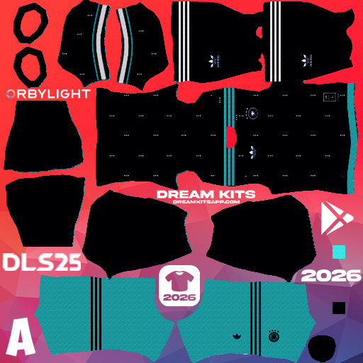 Kit Away Deutschland 2026 Dream League Soccer / DLS 2026 512x512 PNG
