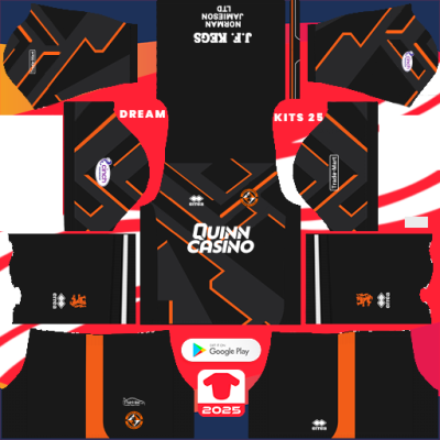 Dundee United GK Home kit 2024-2025 Dream League Soccer 2019 / FTS