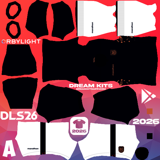 Kit / Équipement Extérieur Ecuador 2026 Dream League Soccer / DLS 2026 512x512 PNG
