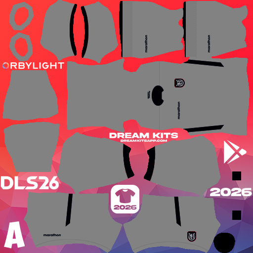Kit / Équipement Gardien de but Extérieur Ecuador 2026 Dream League Soccer / DLS 2026 512x512 PNG