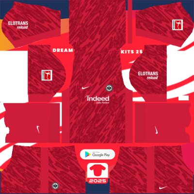 Eintracht Frankfurt GK Third kit 2024-2025 Dream League Soccer 2019 / FTS