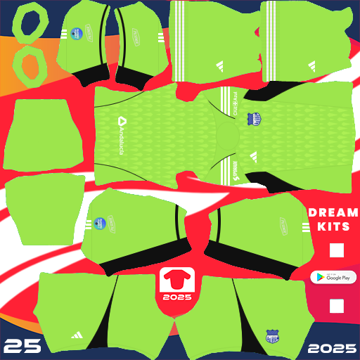 Emelec GK Home kit 2024 Dream League Soccer 2025