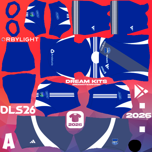 Kit / Uniforme Local Emelec 2026 Dream League Soccer / DLS 2026 512x512 PNG