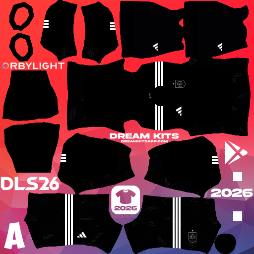 Kit / Équipement Gardien de but Extérieur España 2026 Dream League Soccer / DLS 2026 512x512 PNG