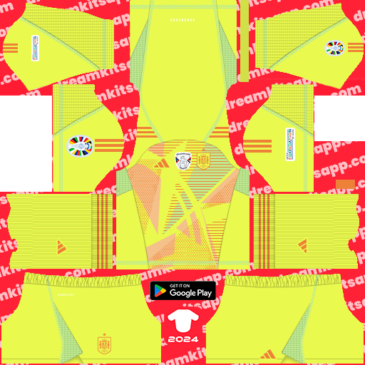 España GK Third kit 2024 Dream League Soccer 2019 / FTS