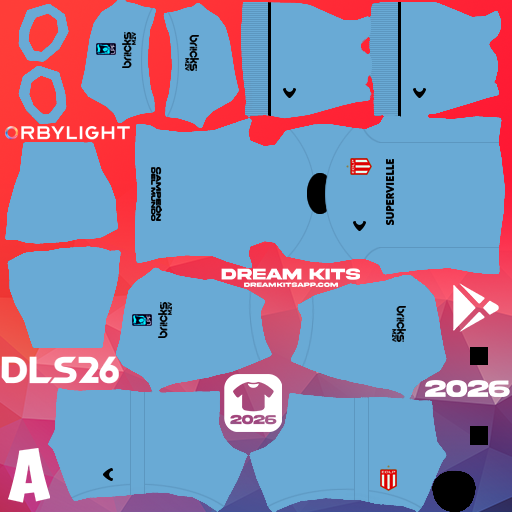 Kit / Équipement Gardien de but Domicile Estudiantes de la Plata 2026 Dream League Soccer / DLS 2026 512x512 PNG