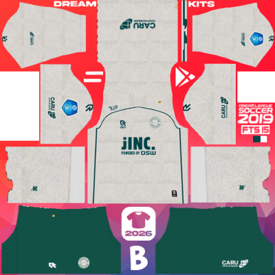 Kit Away Excelsior Rotterdam 2025-2026 Dream League Soccer 2019 DLS / FTS 512x512 PNG