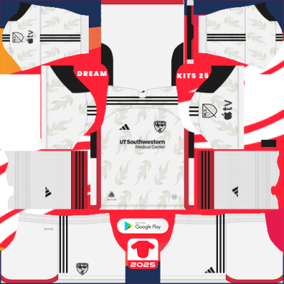 FC Dallas Away kit 2024-2025 Dream League Soccer 2019 / FTS