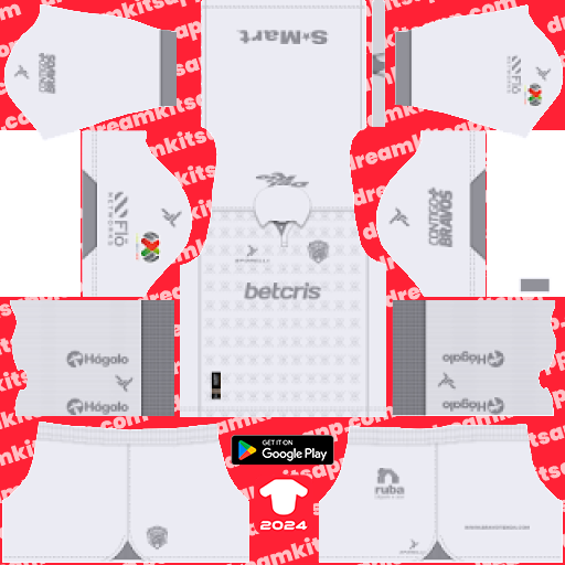 FC Juárez Bravos Away kit 2023-2024 Dream League Soccer 2019 / FTS