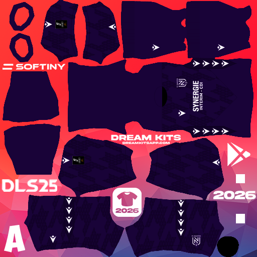 Kit / Uniforme POR Local FC Nantes 2025-2026 Dream League Soccer / DLS 2025 512x512 PNG