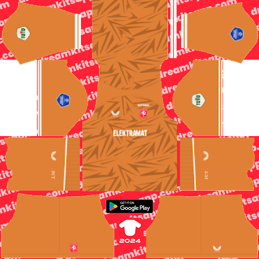 FC Twente GK Third kit 2023-2024 Dream League Soccer 2019 / FTS