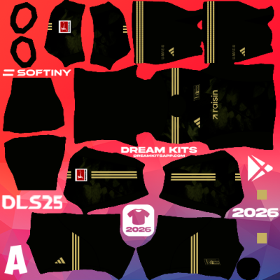 Kit / Uniforme Visita FC Union Berlin 2025-2026 Dream League Soccer / DLS 2025 512x512 PNG