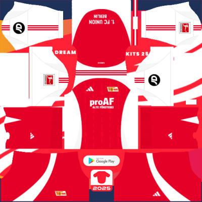 FC Union Berlin Home kit 2024-2025 Dream League Soccer 2019 / FTS