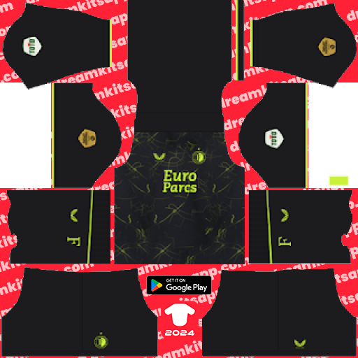 Feyenoord Rotterdam Special kit 2023-2024 Dream League Soccer 2019 / FTS