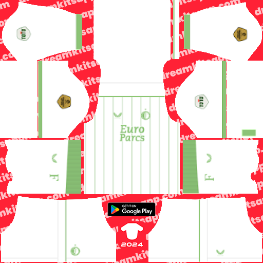 Feyenoord Rotterdam Third kit 2023-2024 Dream League Soccer 2019 / FTS