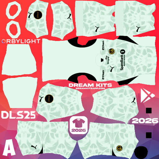 Kit Goalkeeper Third FK Bodø/Glimt 2025-2026 Dream League Soccer / DLS 2026 512x512 PNG