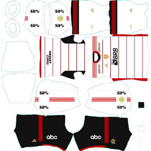 Flamengo Away kit 2023 Dream League Soccer 2025