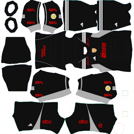 Flamengo GK Away kit 2023 Dream League Soccer 2025