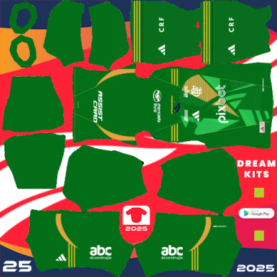 Kit GK Third Flamengo 2025 Dream League Soccer 2025