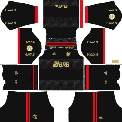 Flamengo Third kit 2022 Dream League Soccer 2019 / FTS