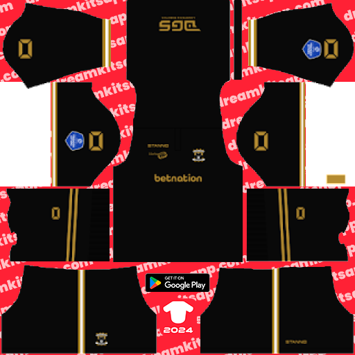 Go Ahead Eagles Away kit 2023-2024 Dream League Soccer 2019 / FTS