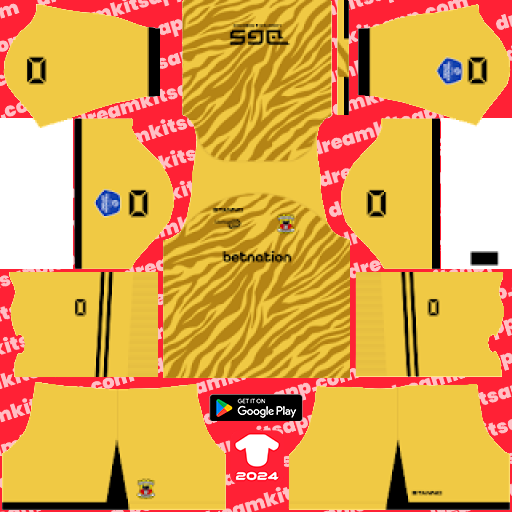 Go Ahead Eagles GK Third kit 2023-2024 Dream League Soccer 2019 / FTS