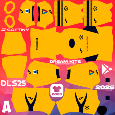 Kit Away Hellas Verona FC 2025-2026 Dream League Soccer / DLS 2025