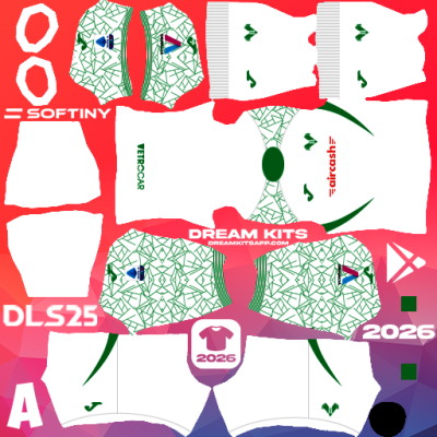 Kit GK Home Hellas Verona FC 2025-2026 Dream League Soccer / DLS 2025