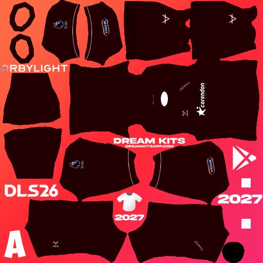 Kit / Uniforme Portero Visita Hull City 2026-2027 Dream League Soccer / DLS 2026 512x512 PNG