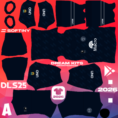 Kit Home Independiente Rivadavia 2025 Dream League Soccer / DLS 2025
