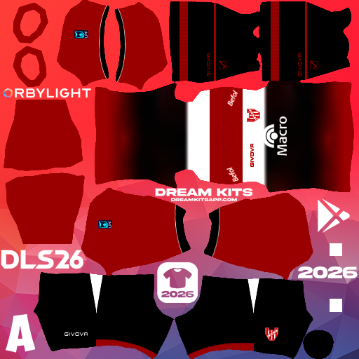 Kit / Equipamento Terceiro Instituto ACC 2026 Dream League Soccer / DLS 2026 512x512 PNG