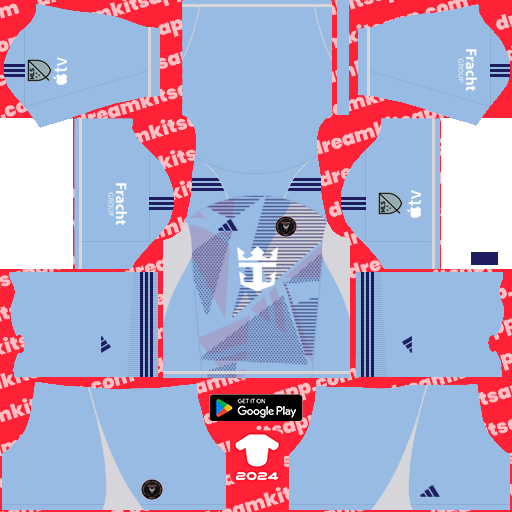 Inter Miami GK Away kit 2024 Dream League Soccer 2019 / FTS