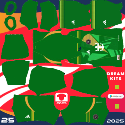 Kit GK Third Inter Miami 2025 Dream League Soccer 2025