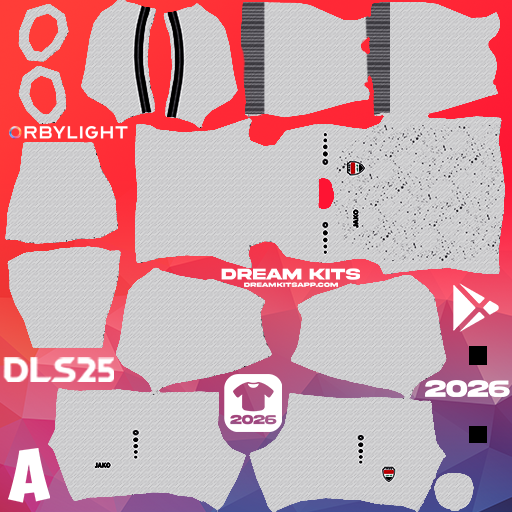 Kit Home Iraq 2026 Dream League Soccer / DLS 2026 512x512 PNG